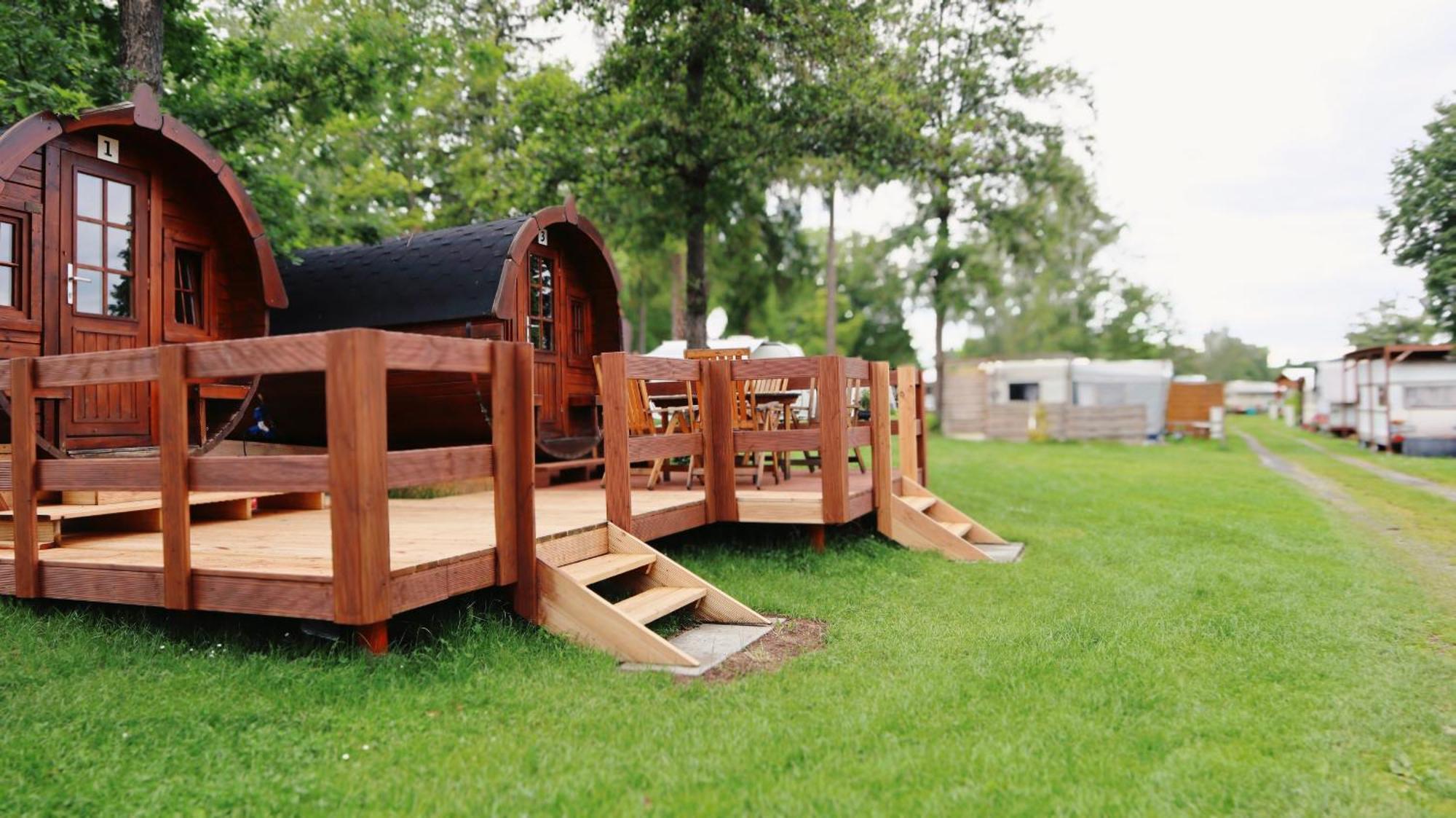 Campingplatz Koberbachtalsperre - Campingfass Mieten Langenbernsdorf Exterior photo