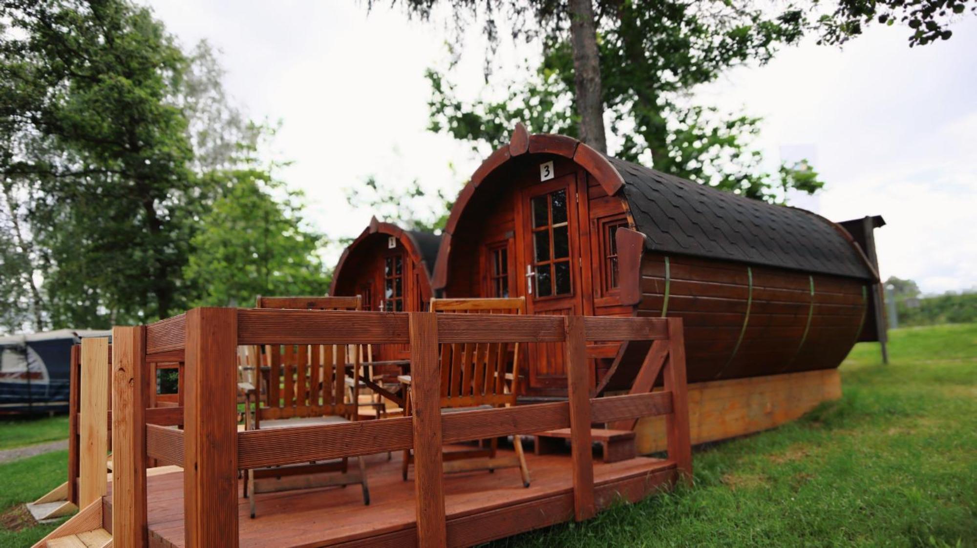Campingplatz Koberbachtalsperre - Campingfass Mieten Langenbernsdorf Exterior photo
